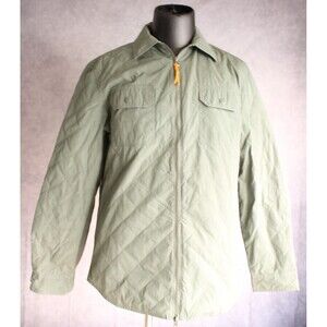 Sperry Men's Full Zip Quilted Jacket Size XL Olive Green